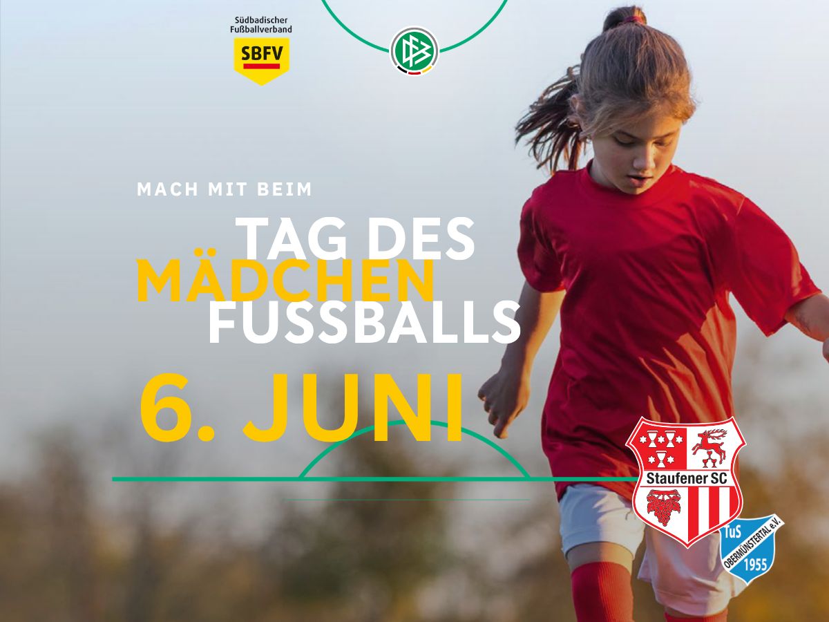 Tag des Mädchenfußballs in Staufen am 6. Juni